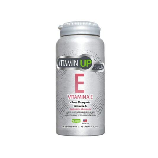 Vitamin UP Vitamina E Beauty, Vegana, 60 Caps