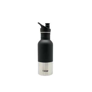 Botella Metalica Keep Negra 600 ml.